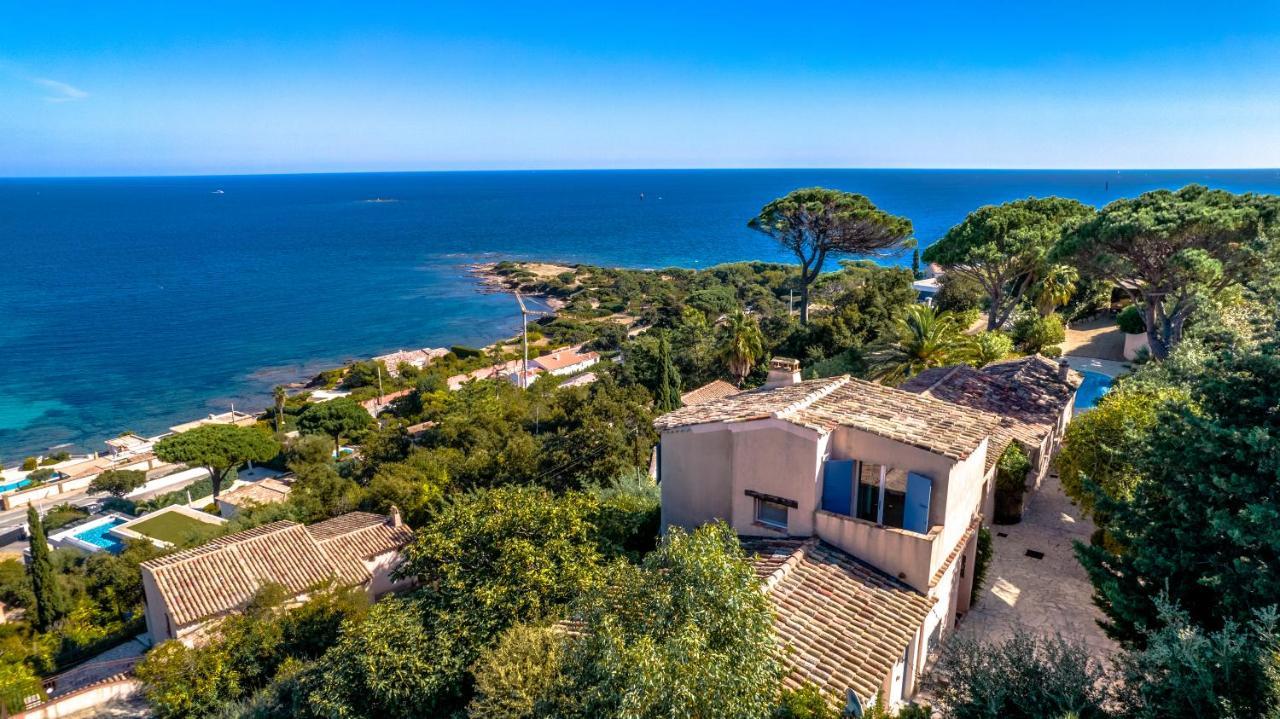 Superbe Villa, Incroyable Vue Mer, Piscine Chauffee, Climatisee Sainte-Maxime Exteriör bild