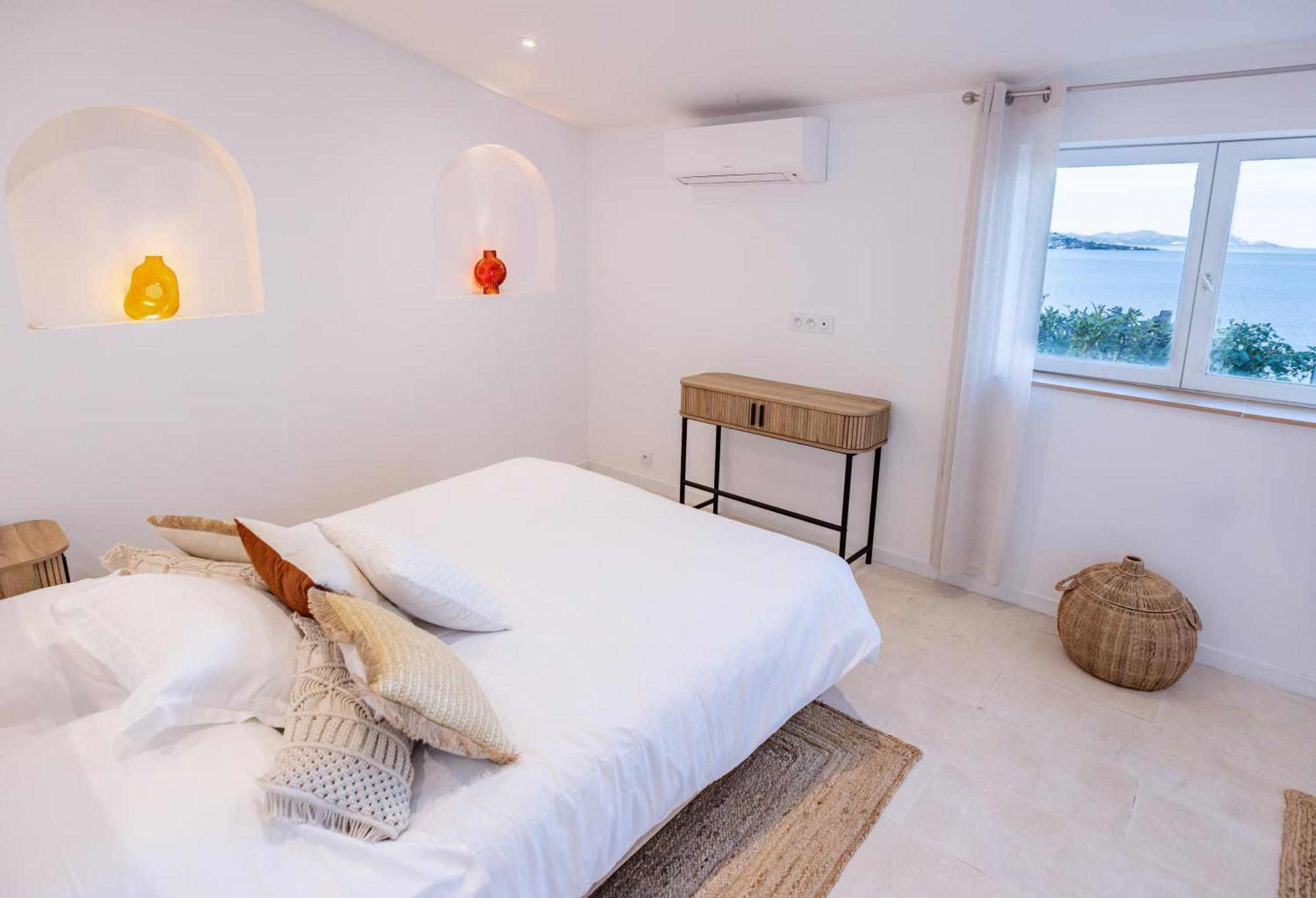 Superbe Villa, Incroyable Vue Mer, Piscine Chauffee, Climatisee Sainte-Maxime Exteriör bild